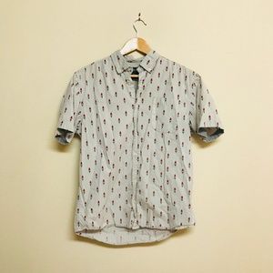 Popsicle Print Short-Sleeve Button Up